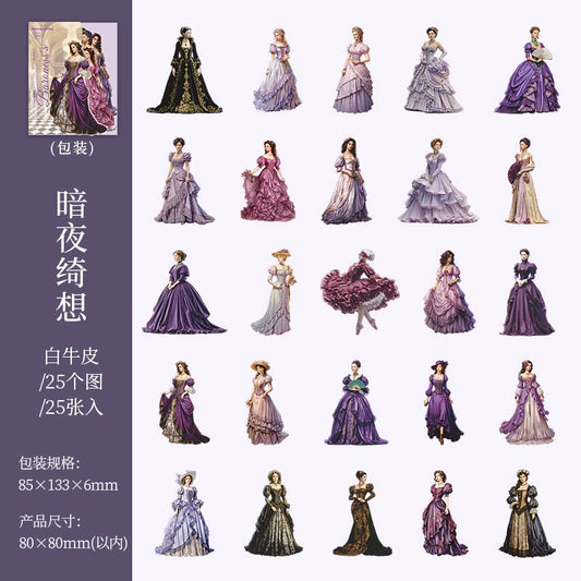 #20042 Vintage Lady Series Sticker