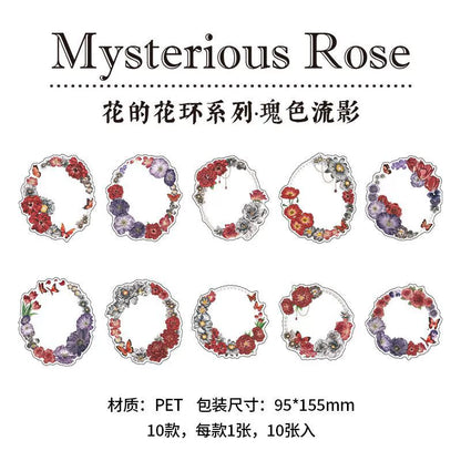 #20229 Flower Ring Series Sticker
