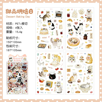 F1#20905 PET Sticker Cat