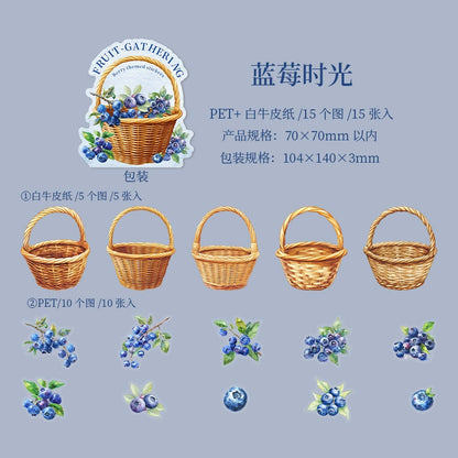 #20106 Fruit in Bucket Series Sticker