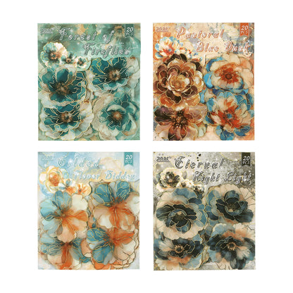 #20074 Gilded Flower Series Sticker