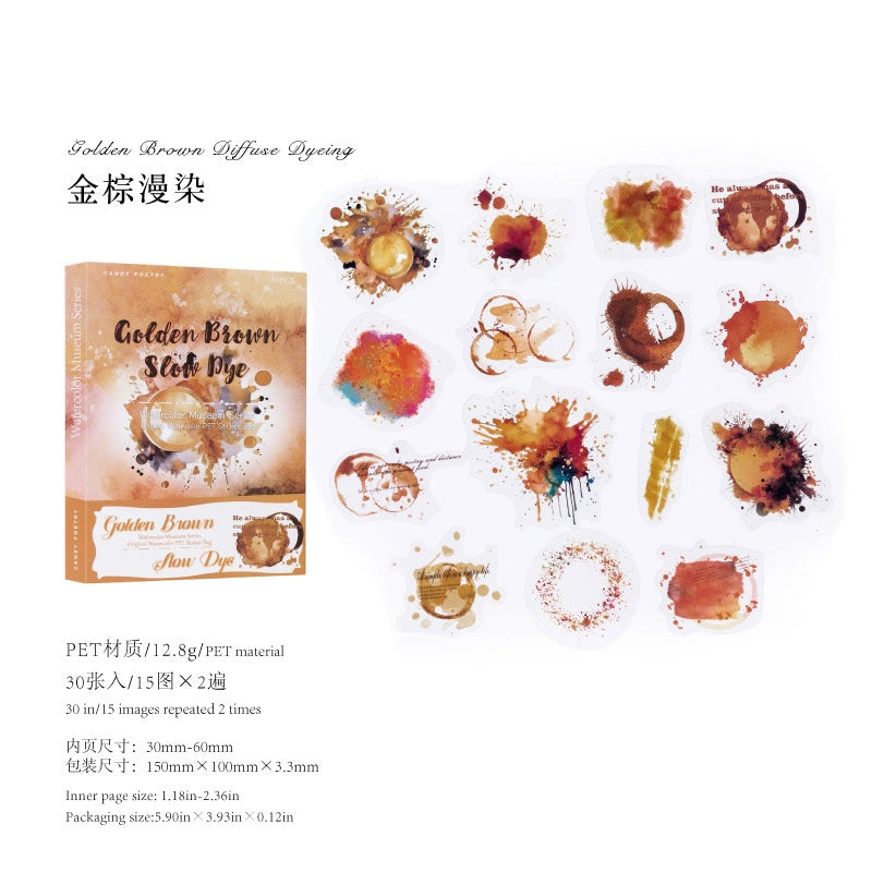 #20497 Watercolor Museum Series Sticker