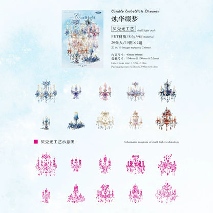 #20090 Candle Series Sticker
