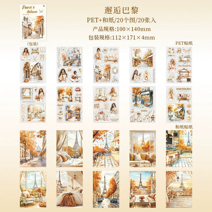 #20006 Paris Autumn Series Sticker Book