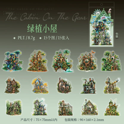 #20124 House on Gear Series Sticker