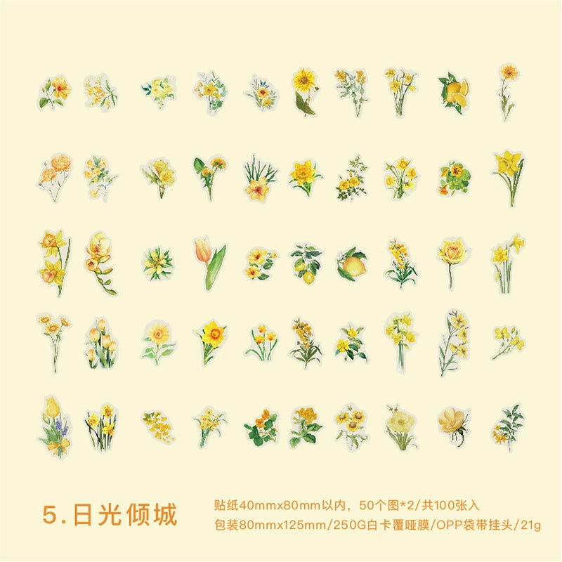#20309 Flower Series Sticker