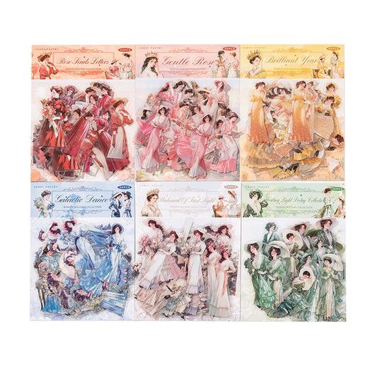 #20068 Vintage Lady Series Sticker