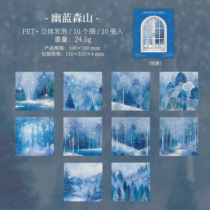 B5#20315 Snow Scenery Series Sticker