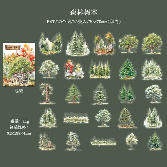 #20389 Forest Home Animal Series Sticker