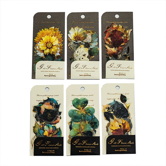 #20045 Golden Flower Series Sticker