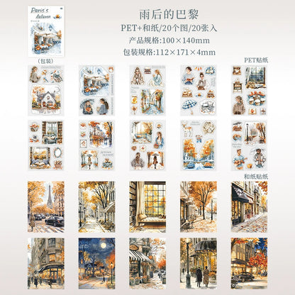 #20006 Paris Autumn Series Sticker Book