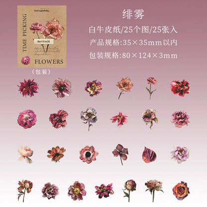 #20109 Vintage Flower Series Sticker
