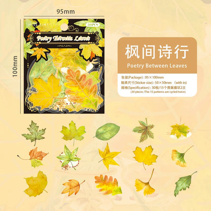 #20014 Autumn Leaves Series Sticker