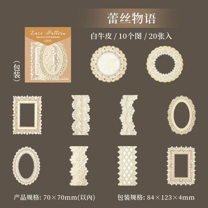 #20008 Lace Frame Series Sticker