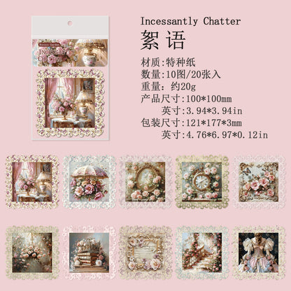 #02974 Rococo Garden Series Sticker