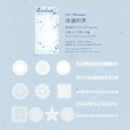 #20035 Lace Frame Series Sticker