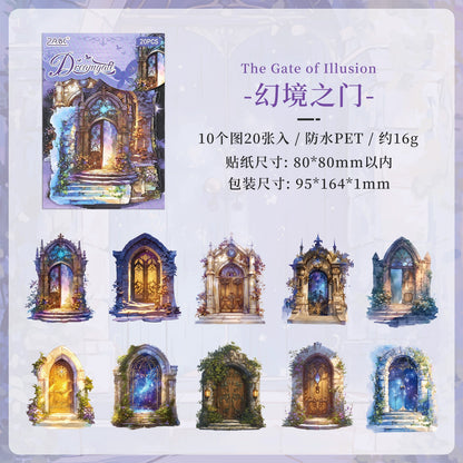 #20304 Fantasy Scenery Series Sticker
