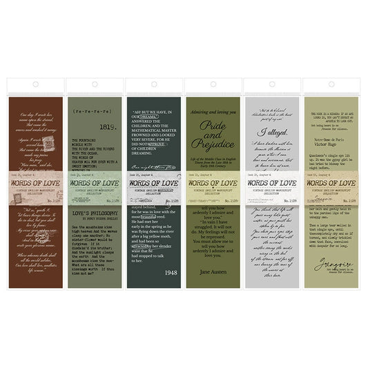 #20369 Words of Love Series Paper Book