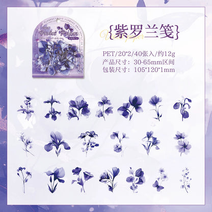 B2#20434 Small Flower Series Sticker