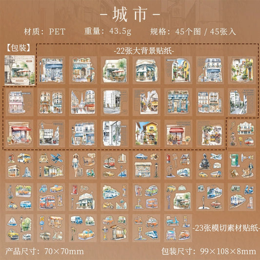 #20082 City Corner Series Sticker