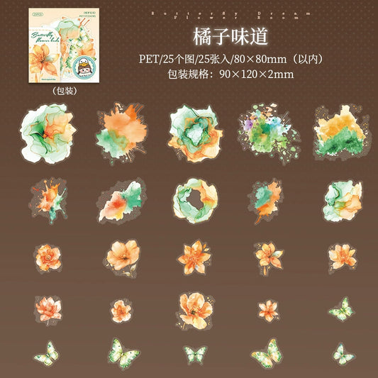 #02935 Washi color Theme Series Sticker