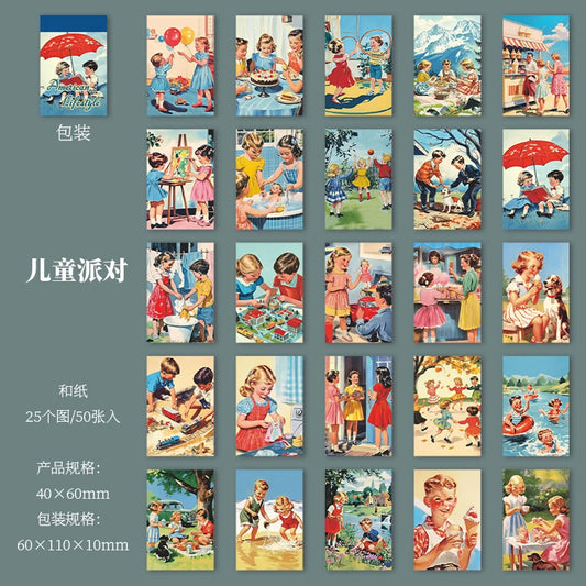 #20429 Retro Life Series Sticker