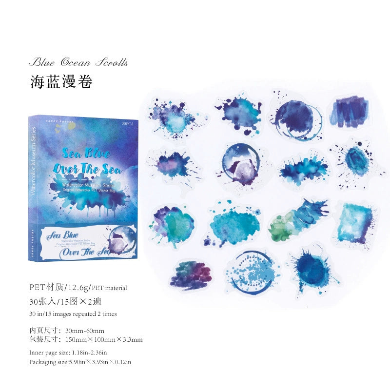 #20497 Watercolor Museum Series Sticker