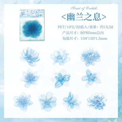 #20286 Watercolor Flower Series Sticker