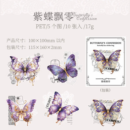 #20499 Butterfly's Confession Series Sticker