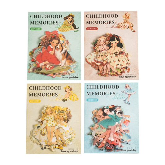 #20107 Retro Children Series Sticker