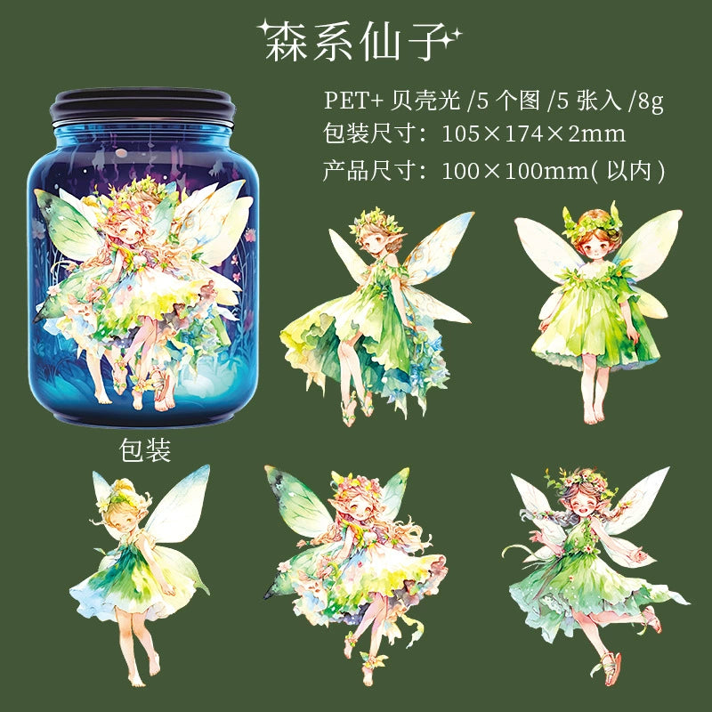 H4#20354 PET Sticker 小仙女日记