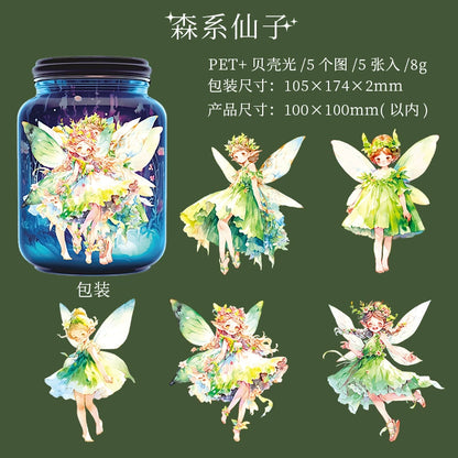 H4#20354 PET Sticker 小仙女日记