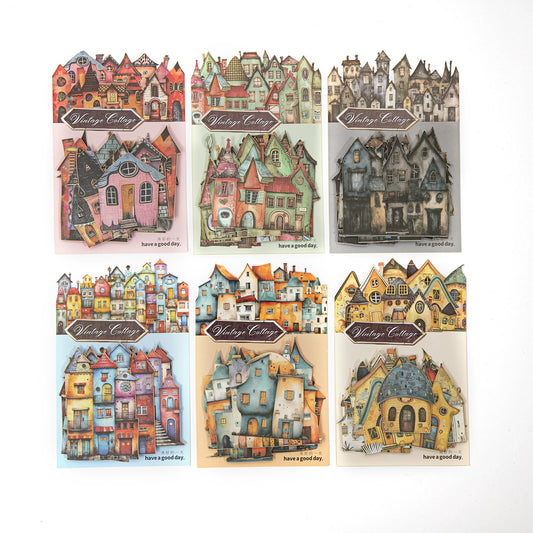 #20595 Vintage Cottage/Strange House Series Sticker