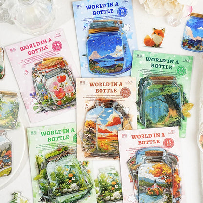 #20190 World In Bottle Series Sticker