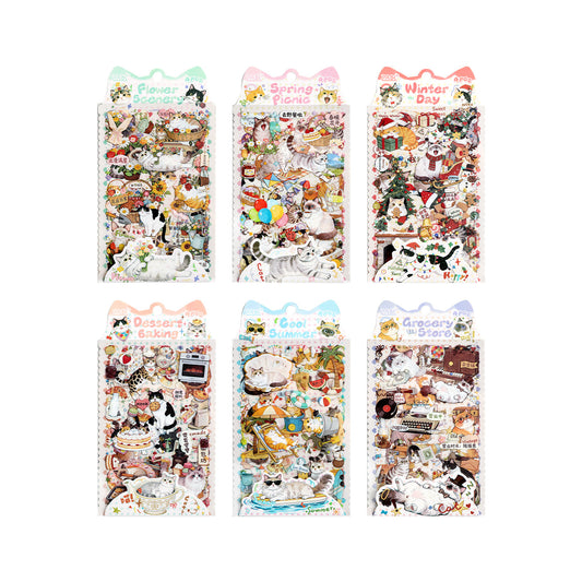 F1#20905 PET Sticker Cat