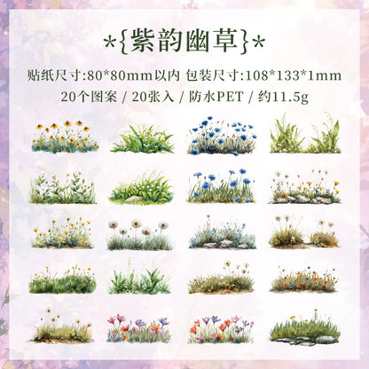#20213 Green Grass Series Sticker