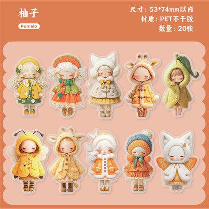 #20246 Cute Doll Series Sticker