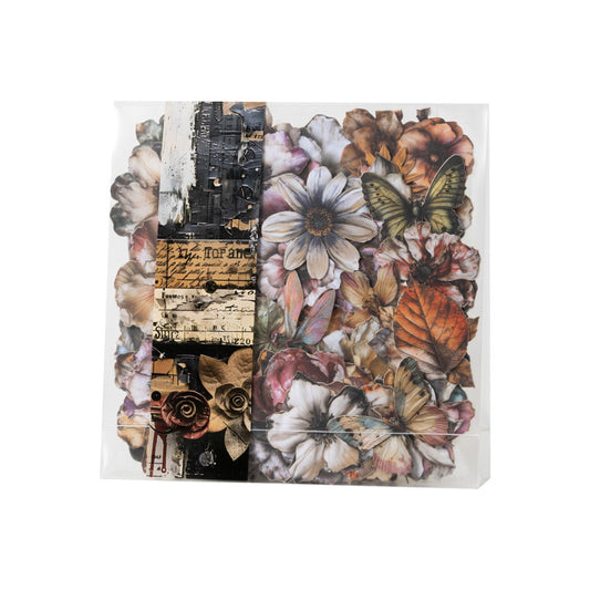 #02339 Vintage Flower Series Sticker