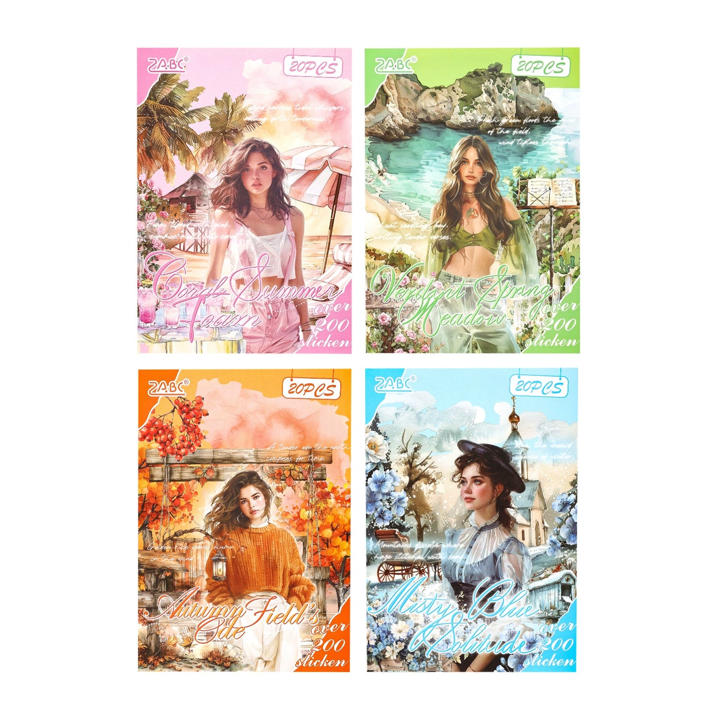 #20247 Four Seasons Series Sticker Book