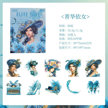 K1#20204 Flower Lady Series Sticker