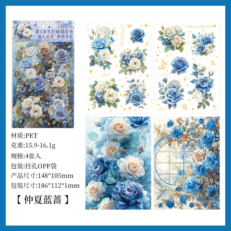 A1#20396 Shiny Rose Series Sticker