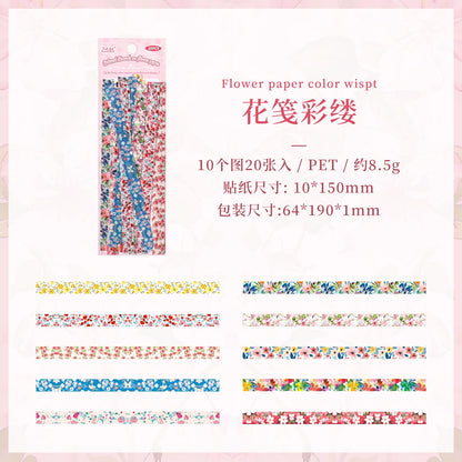 #20302 Flower Strip Series Sticker