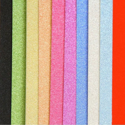 A4 Glitter Paper set of 10 pcs