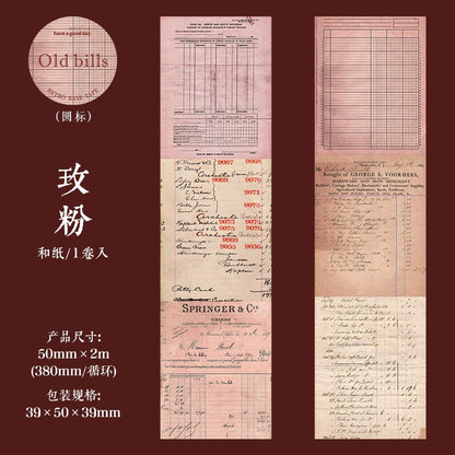 #03281 Retro Ticket Series Tape