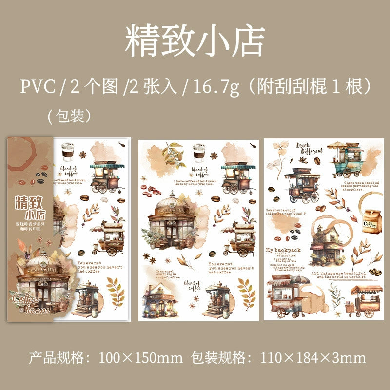 #20316 Coffee Series Transfer Sticker