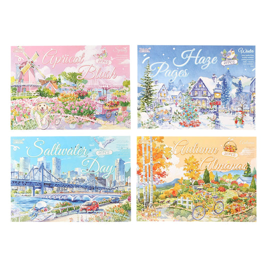 #20073 Four Seasons Scenery Series Sticker Book