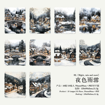 #20475 Sound of Snow Falling Series Sticker