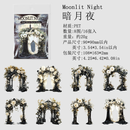 #20024 Gothic Flower Gate Series Sticker