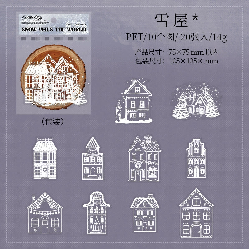 #20298 Snow Series Sticker