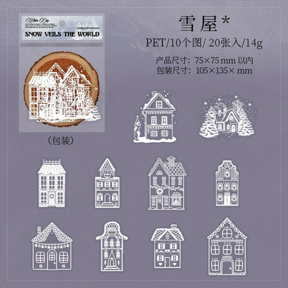 #20298 Snow Series Sticker